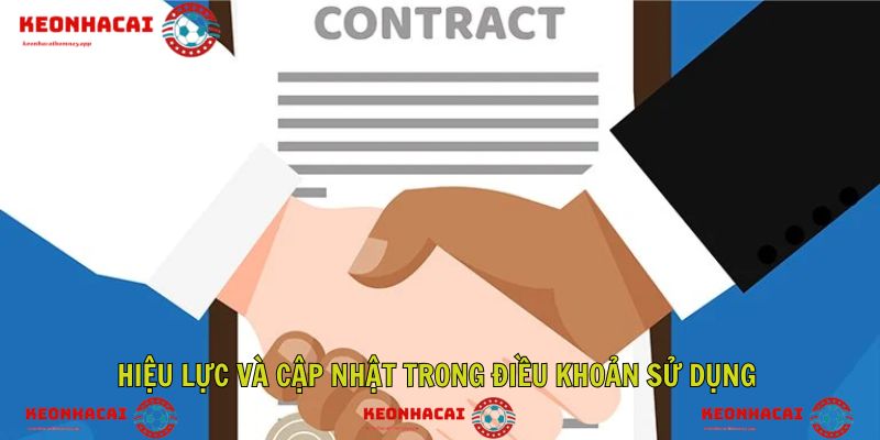 Mọi thay đổi điều khoản sử dụng được ghi nhận theo thời gian thực